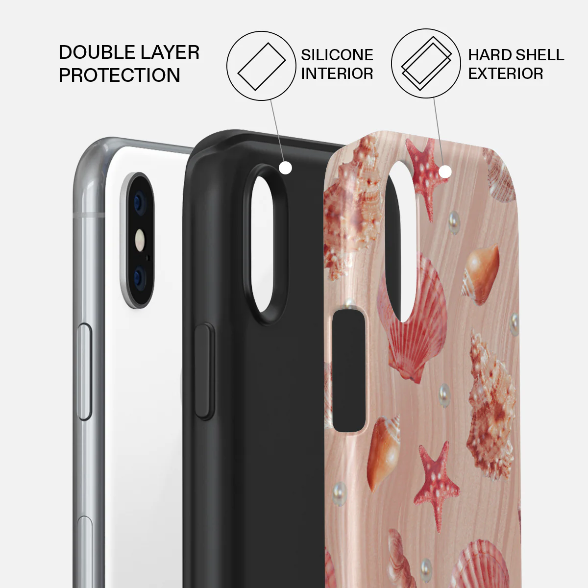 Seashells - iPhone XS Max Case - Image 6