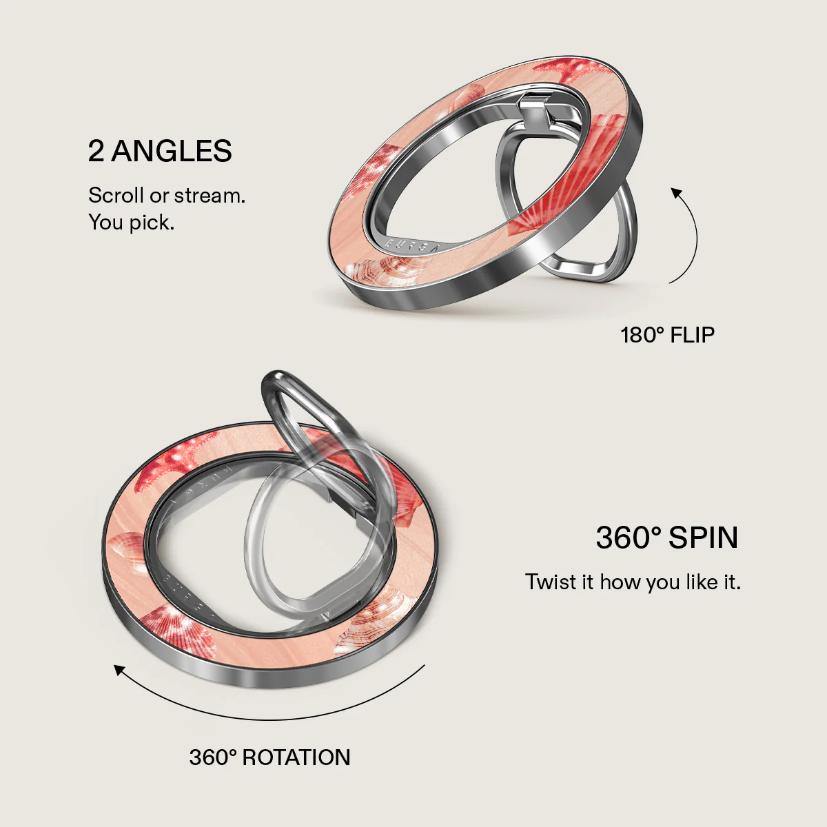 Seashells - Magnetic Ring Holder - Image 3