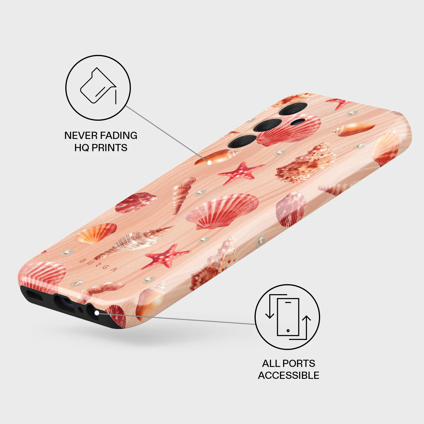 Seashells - Samsung Galaxy A15 4G / 5G Case - Image 3