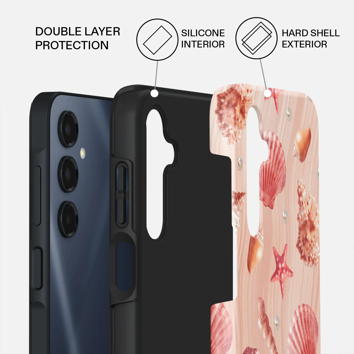Seashells - Samsung Galaxy A16 Case - Image 2
