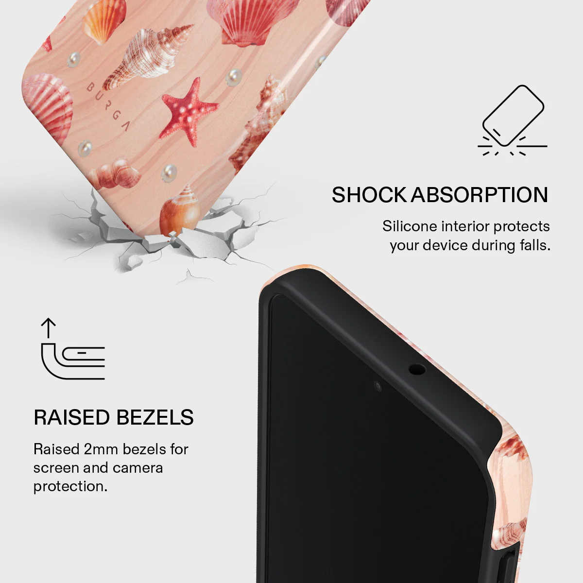 Seashells - Samsung Galaxy A16 Case - Image 4