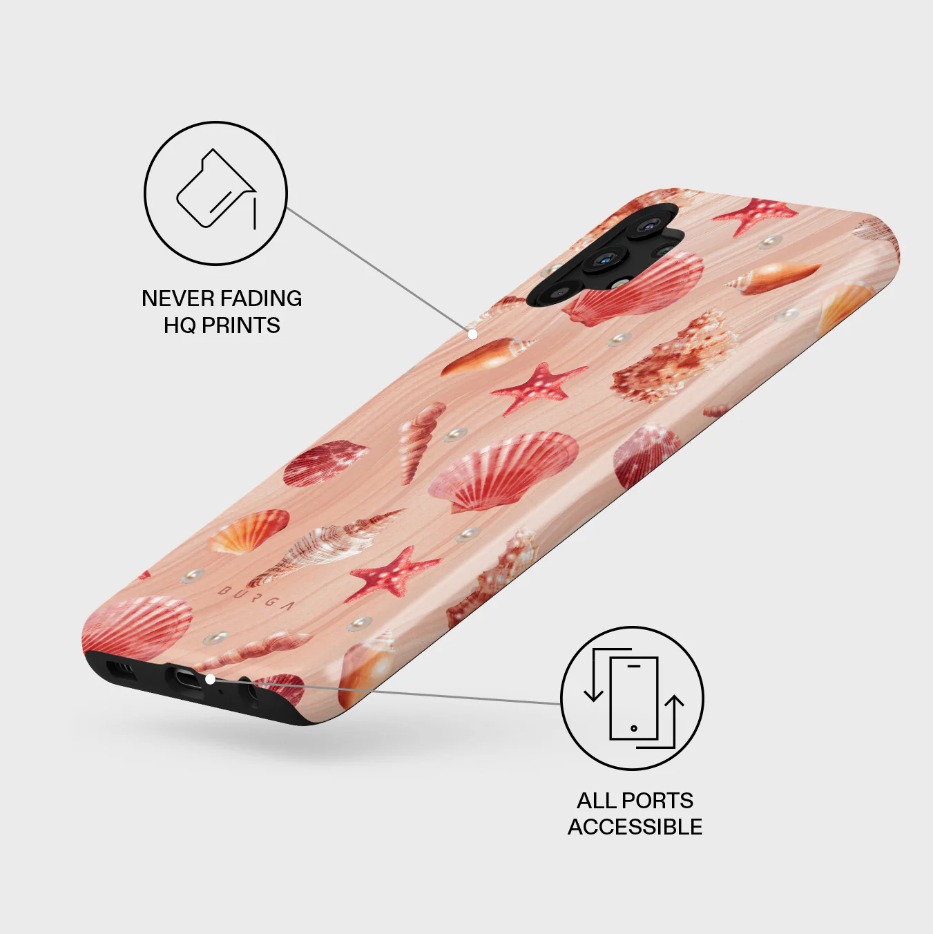 Seashells - Samsung Galaxy A32 5G Case - Image 3