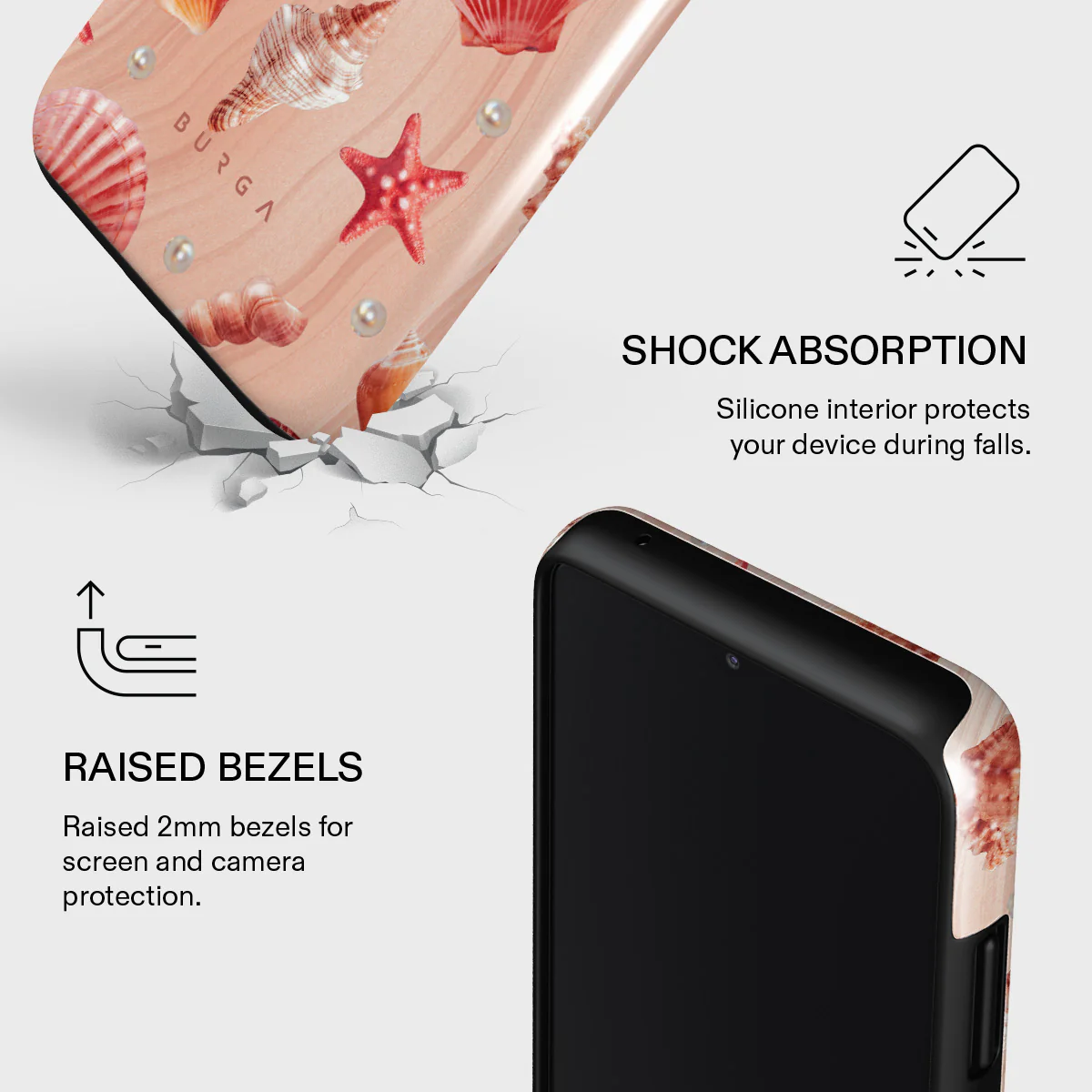 Seashells - Samsung Galaxy A32 5G Case - Image 4