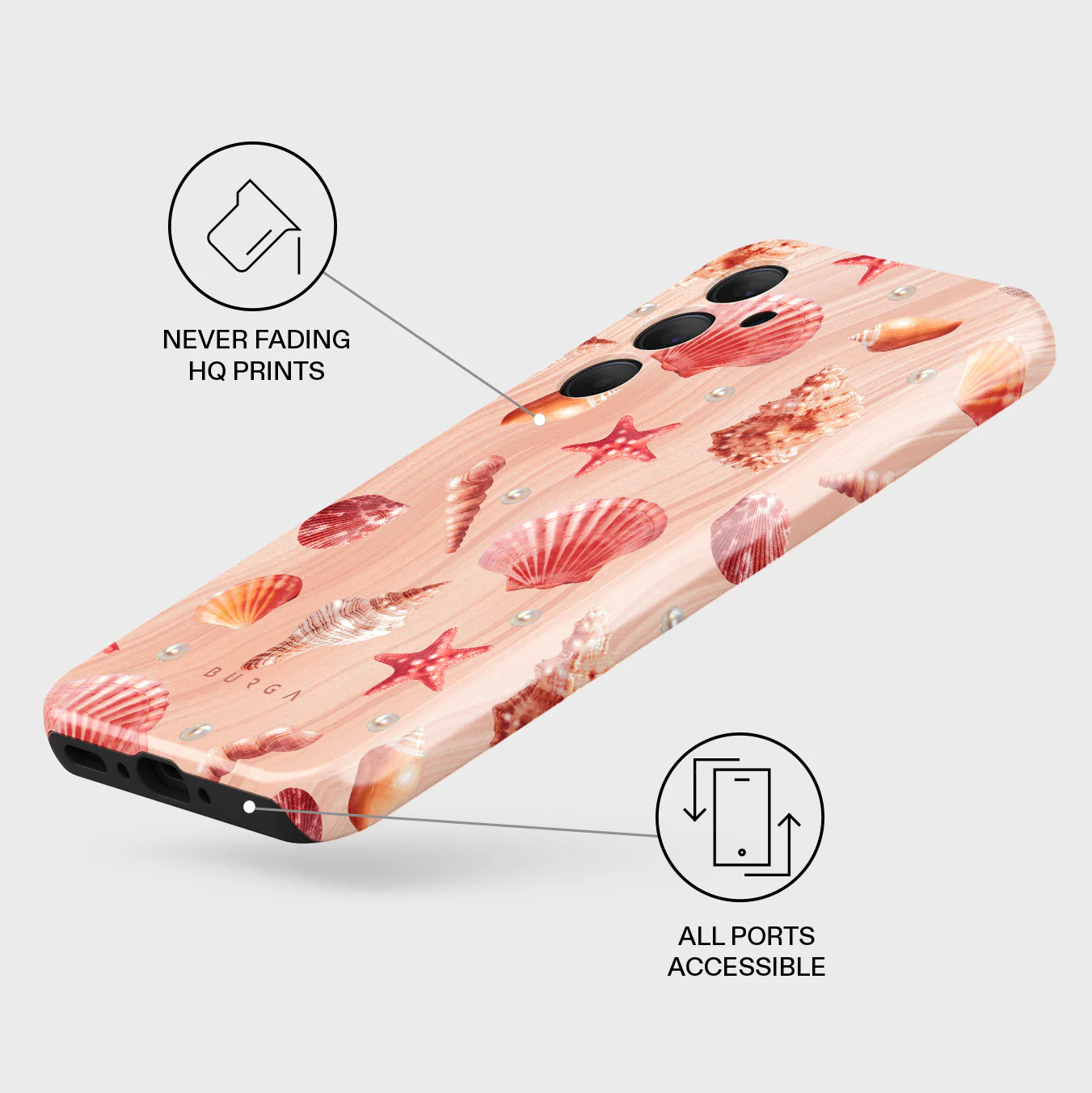 Seashells - Samsung Galaxy A35 Case - Image 3