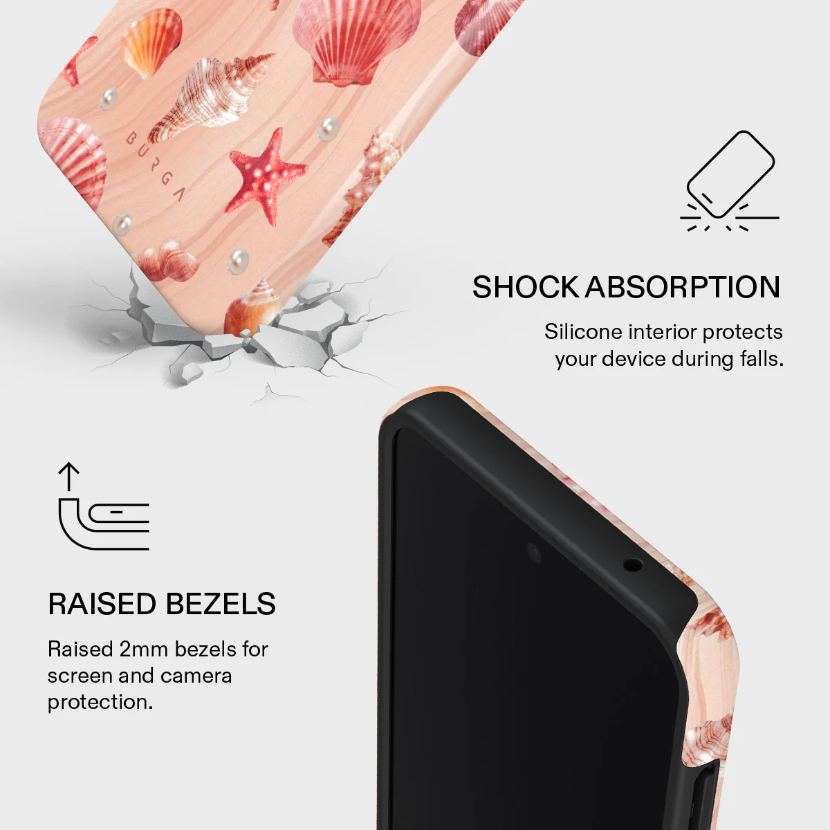 Seashells - Samsung Galaxy A35 Case - Image 4