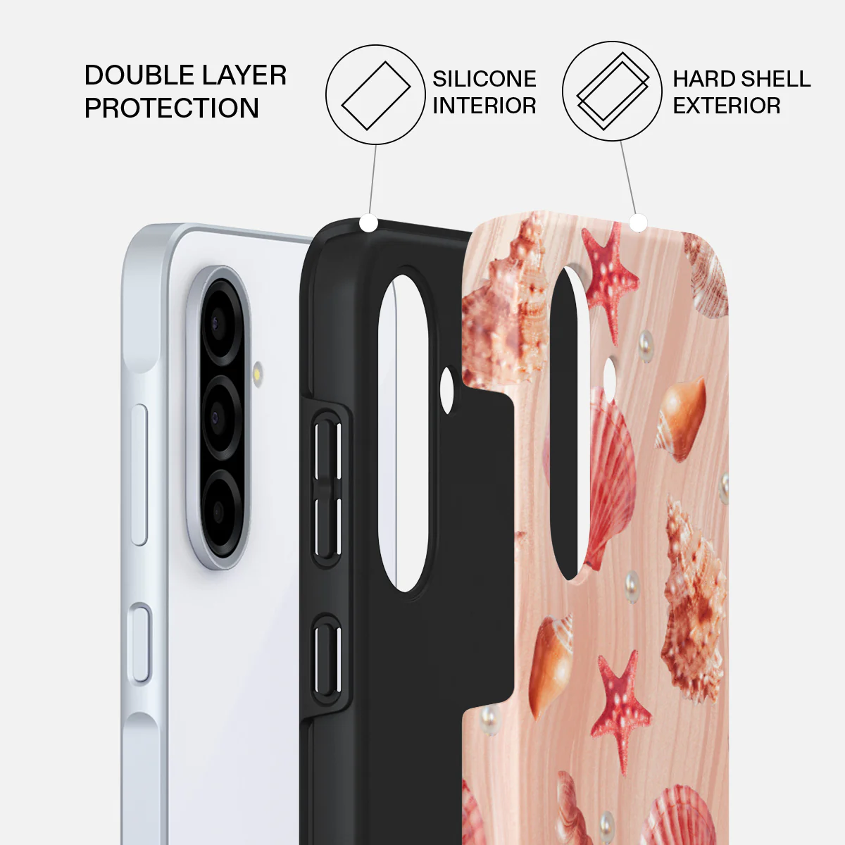 Seashells - Samsung Galaxy A36 5G Case - Image 2
