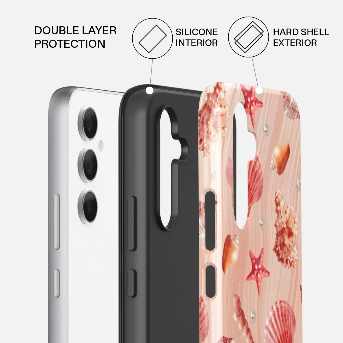 Seashells - Samsung Galaxy A54 Case - Image 2