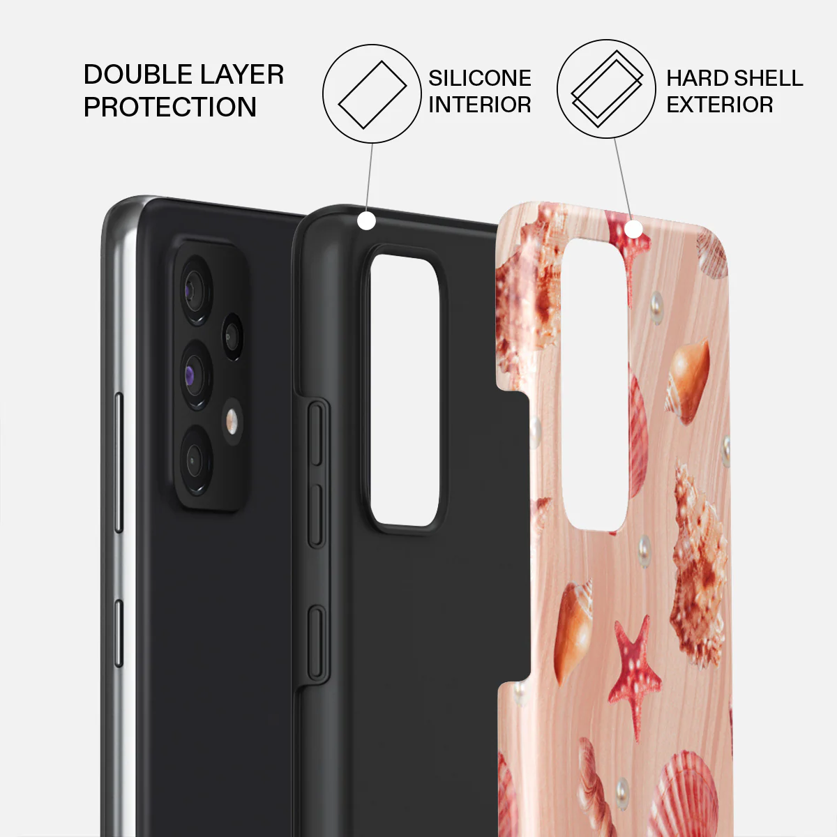 Seashells - Samsung Galaxy A72 4G / 5G Case - Image 6