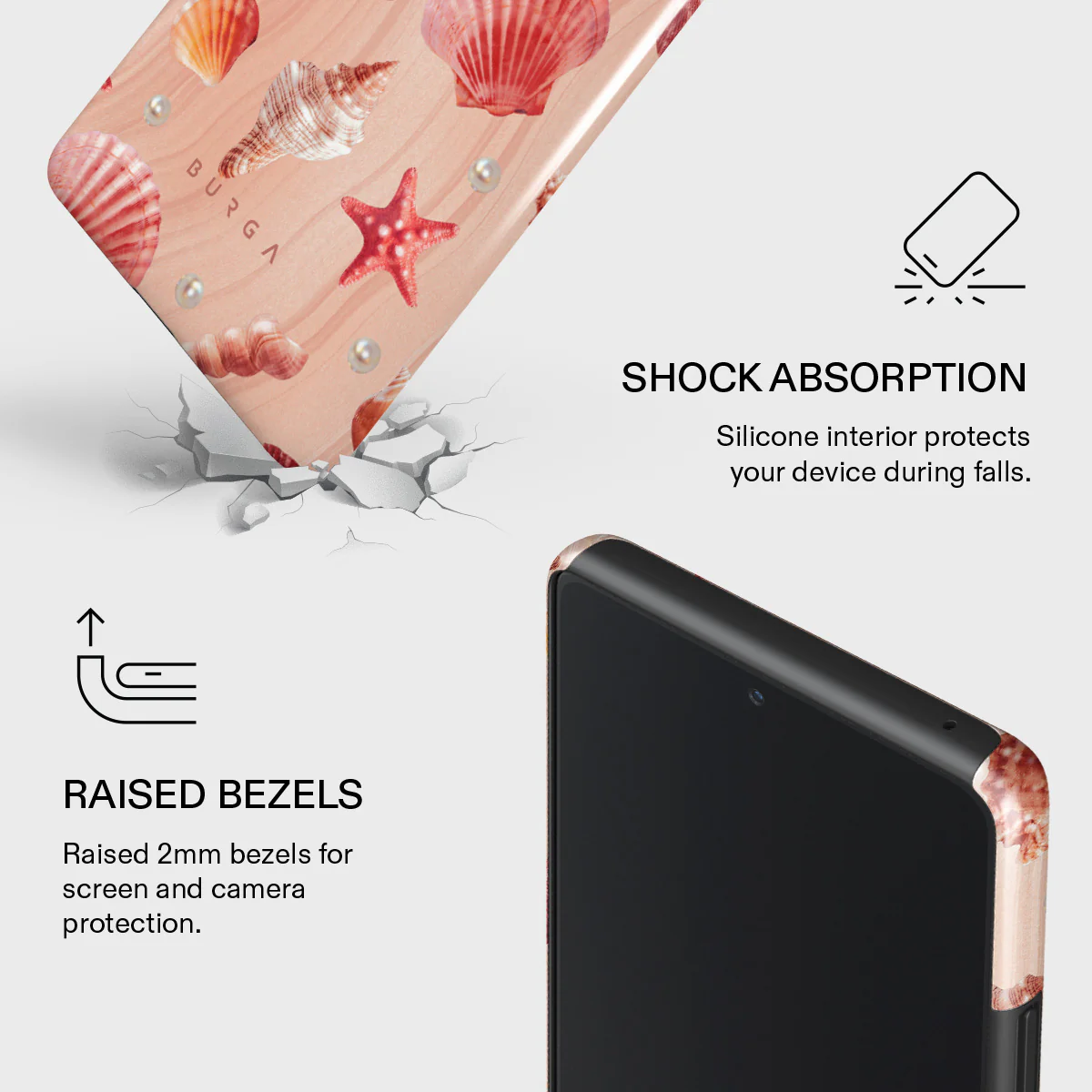 Seashells - Samsung Galaxy A72 4G / 5G Case - Image 8