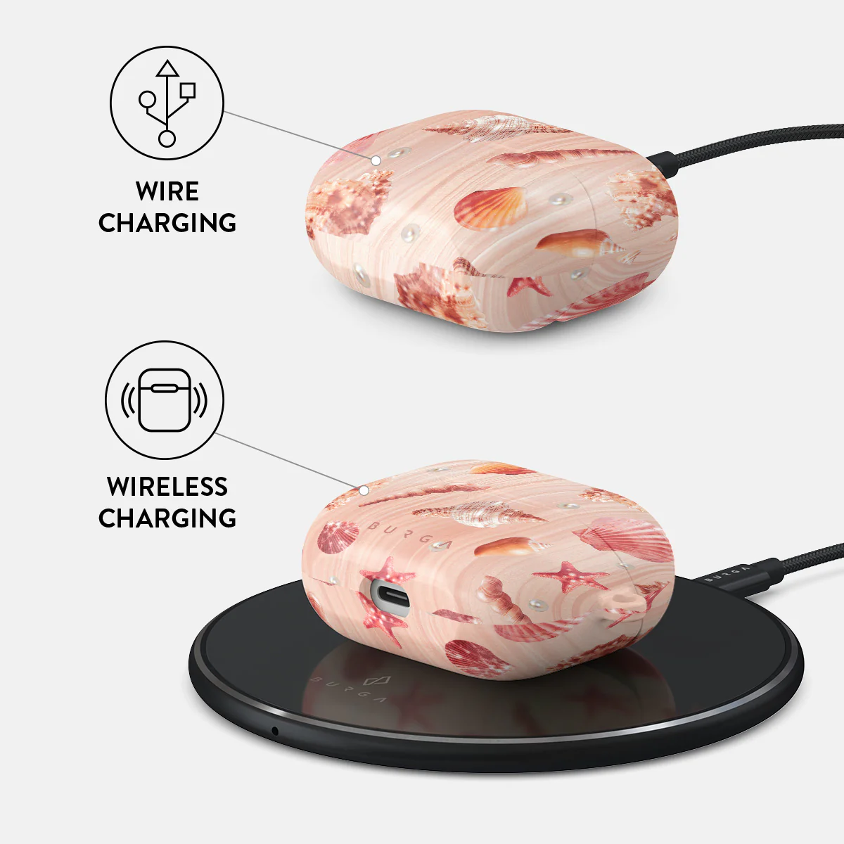 Seashells - Samsung Galaxy Buds 3 Pro Case - Image 3