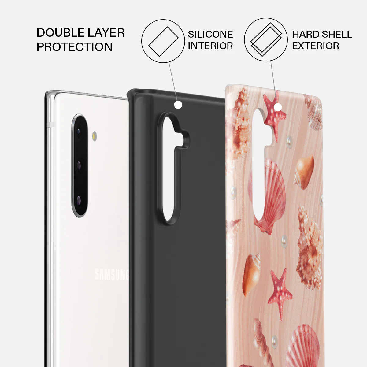 Seashells - Samsung Galaxy Note 10 Case - Image 6