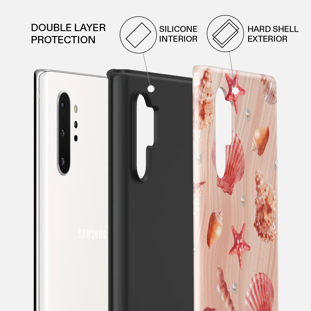 Seashells - Samsung Galaxy Note 10 Plus Case - Image 6