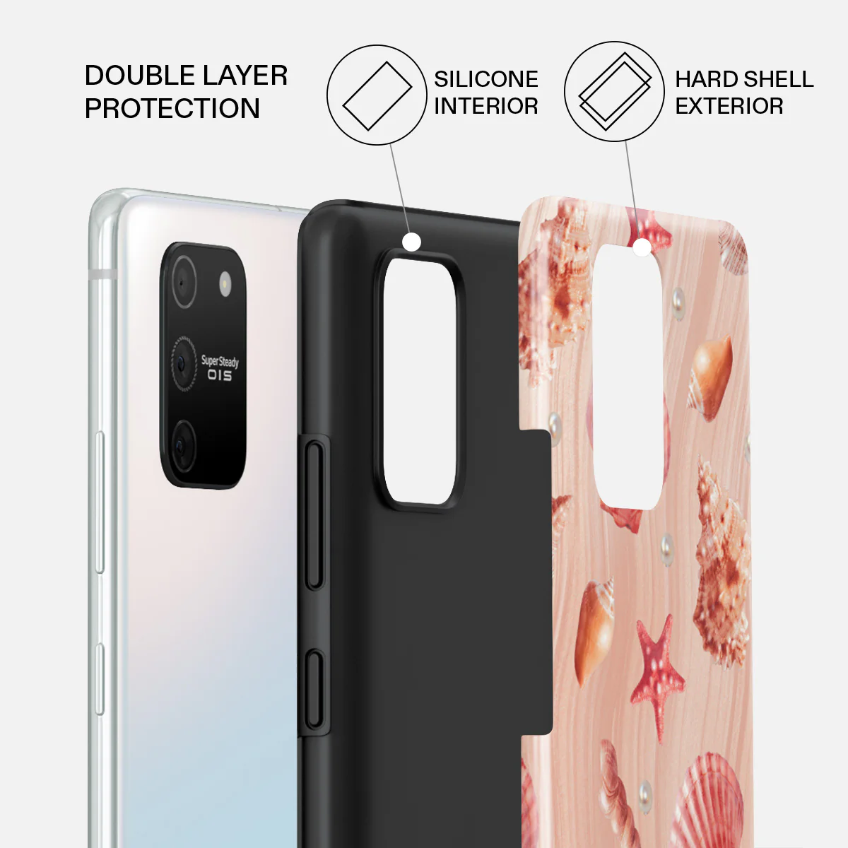 Seashells - Samsung Galaxy S10 Lite Case - Image 2