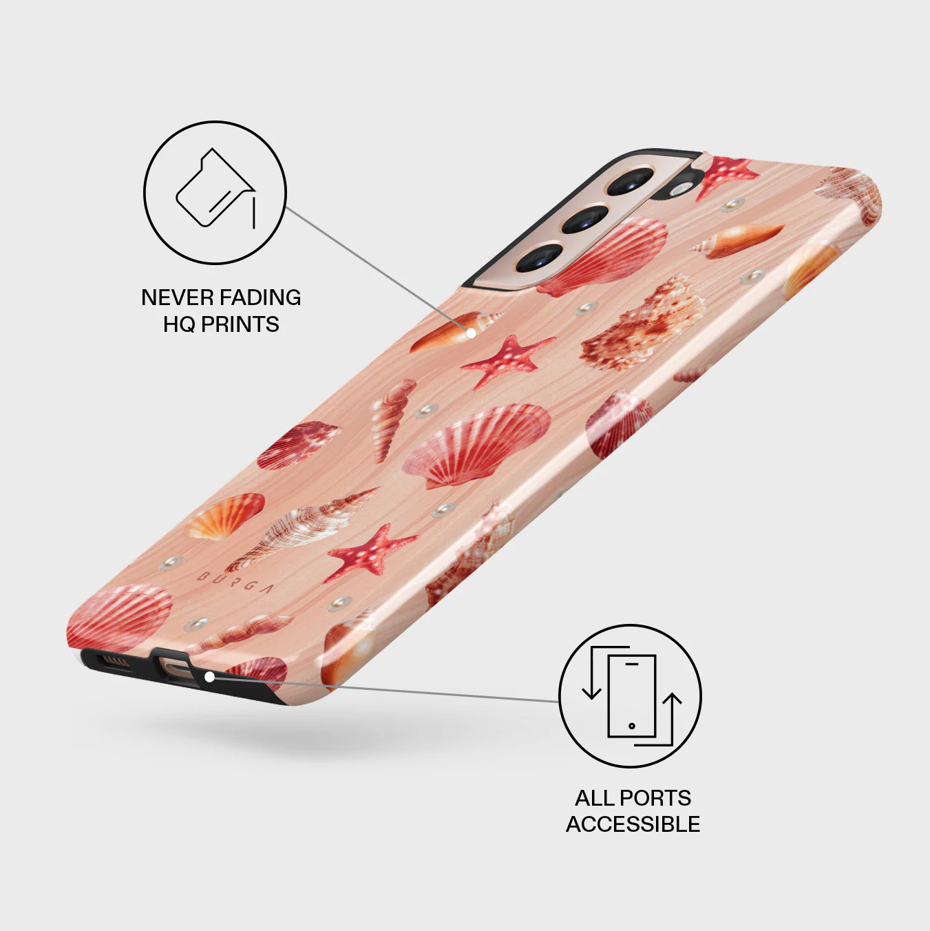 Seashells - Samsung Galaxy S21 Plus Case - Image 3