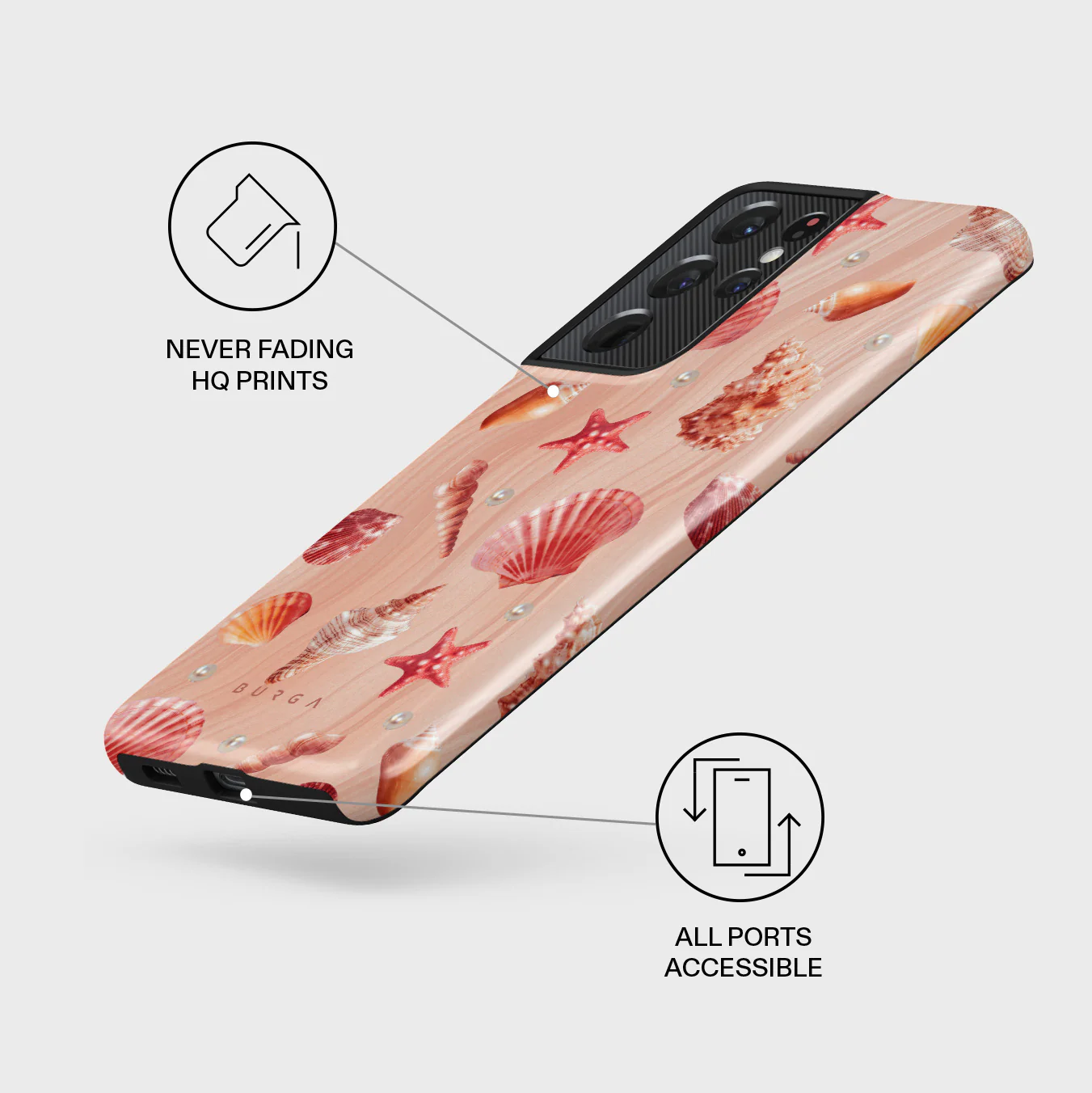Seashells - Samsung Galaxy S21 Ultra Case - Image 3