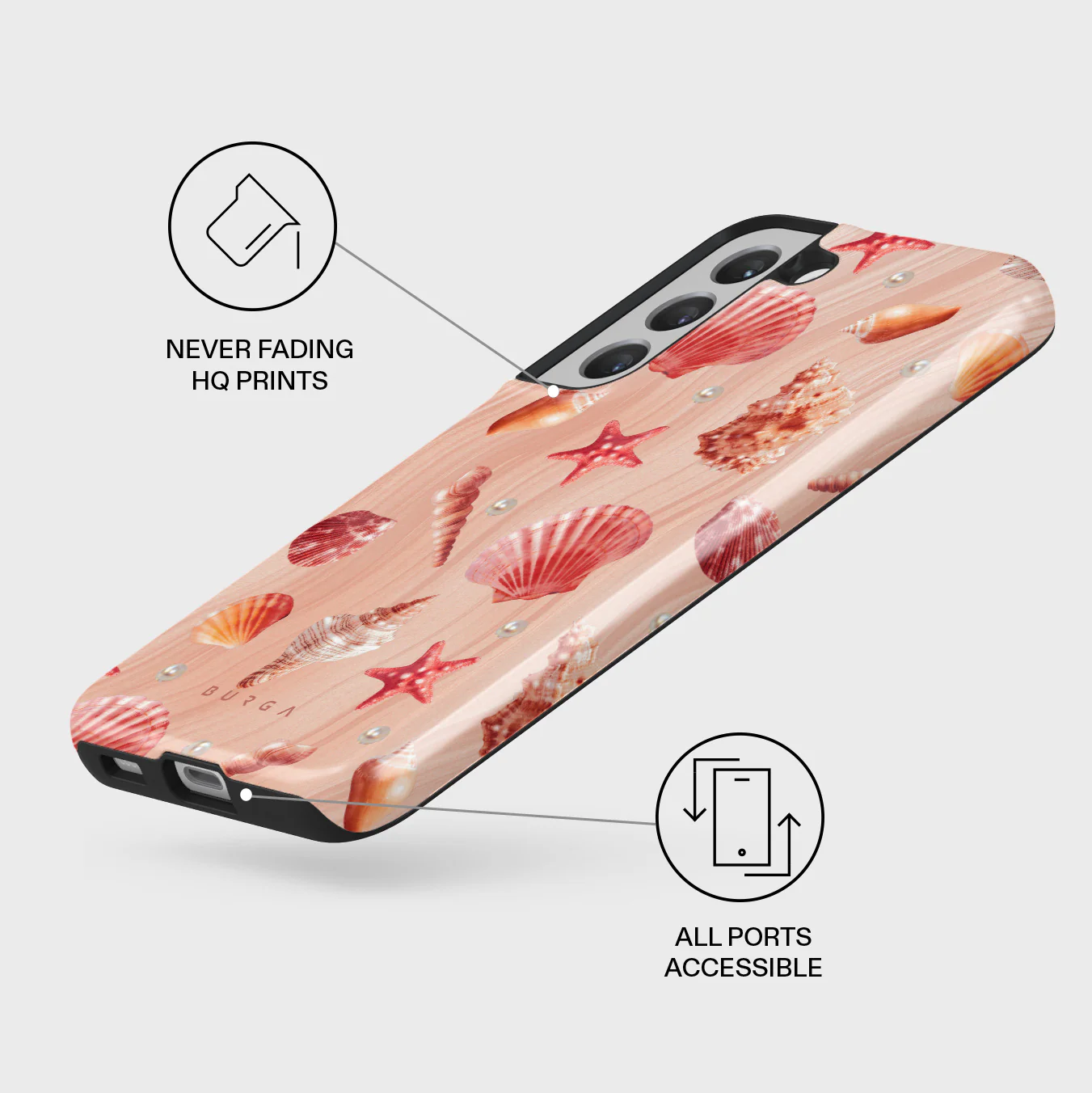 Seashells - Samsung Galaxy S22 Case - Image 3