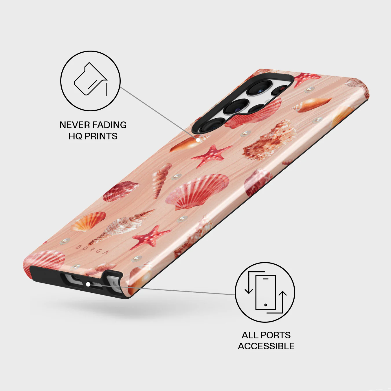 Seashells - Samsung Galaxy S22 Ultra Case - Image 3