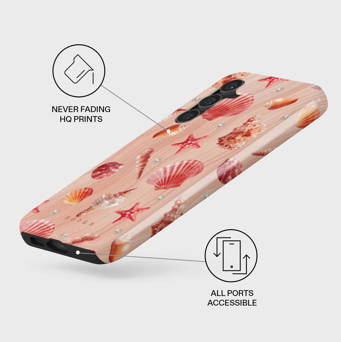 Seashells - Samsung Galaxy S23 FE Case - Image 3