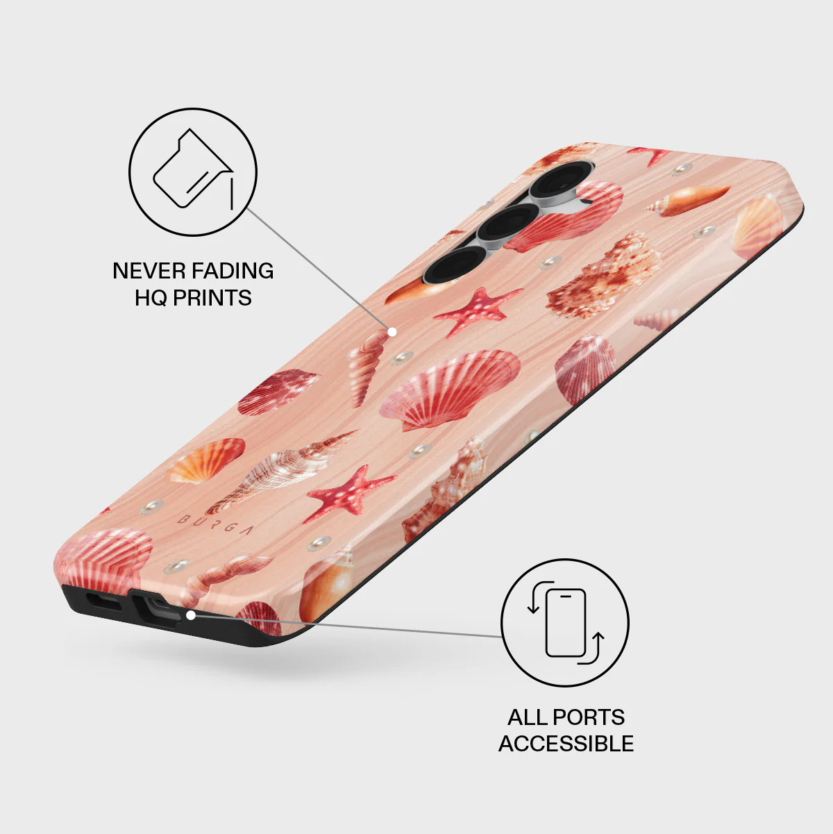 Seashells - Samsung Galaxy S25 FE Case - Image 3