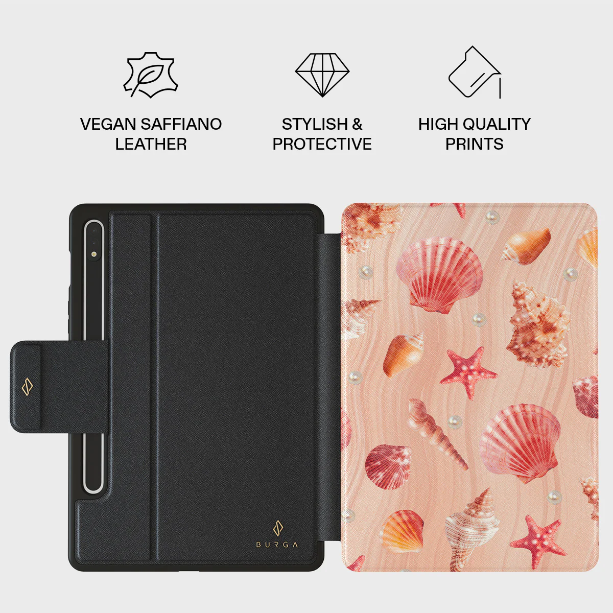 Seashells - Samsung Galaxy Tab S9+ FE Case - Image 2