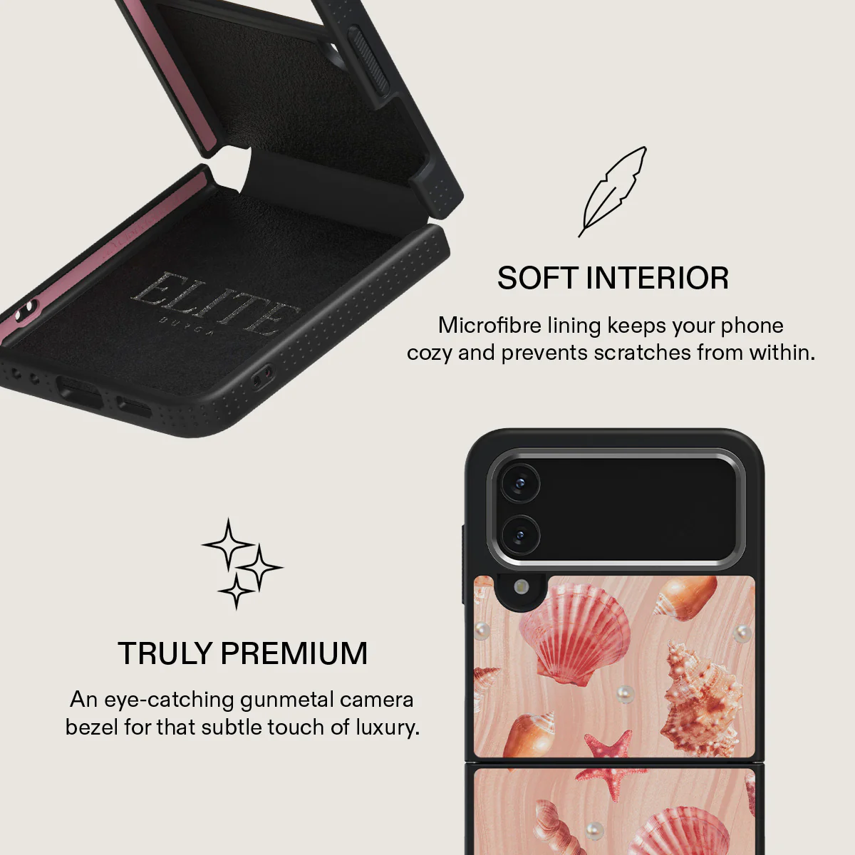 Seashells - Samsung Galaxy Z Flip 4 Case - Image 25