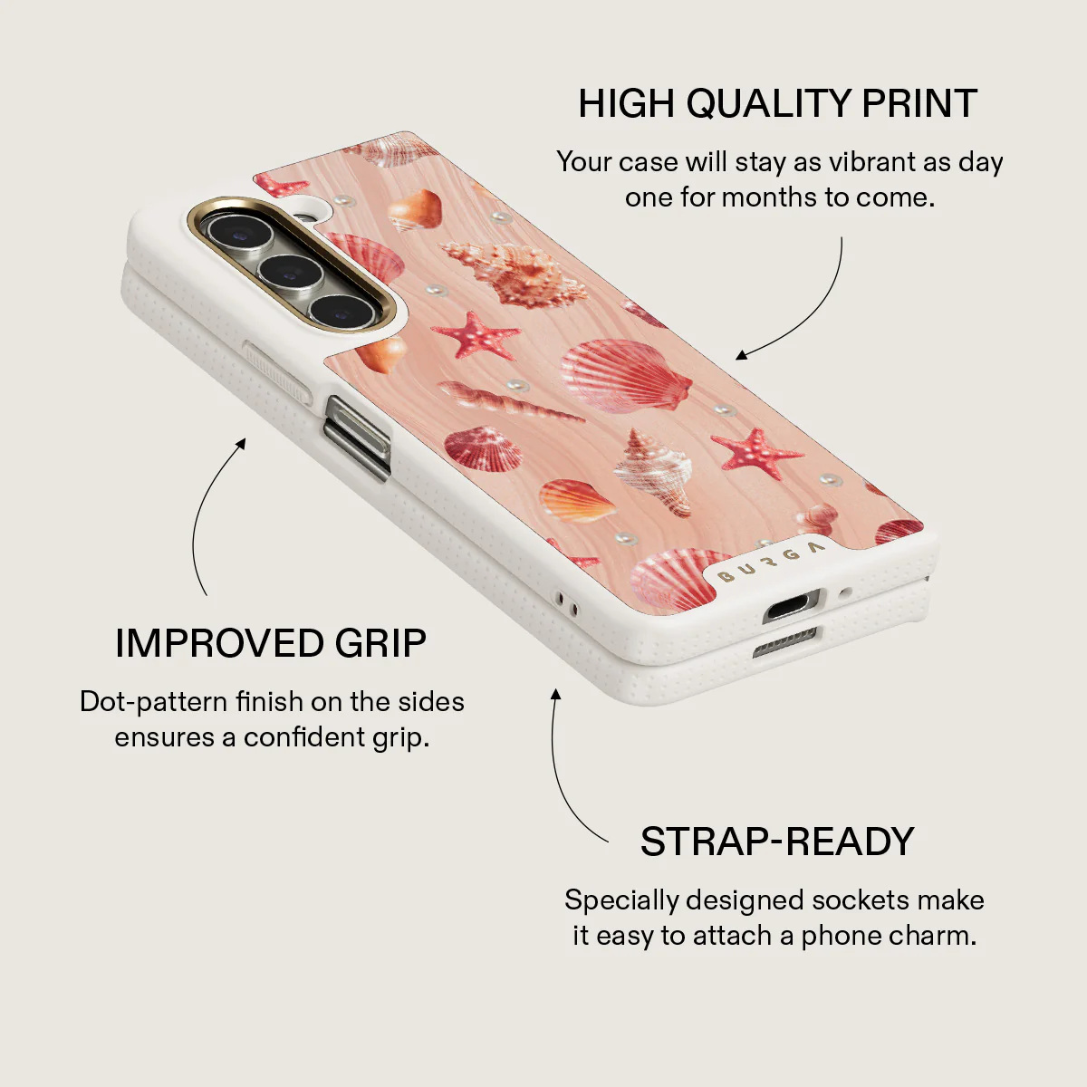 Seashells - Samsung Galaxy Z Fold 5 Case - Image 19