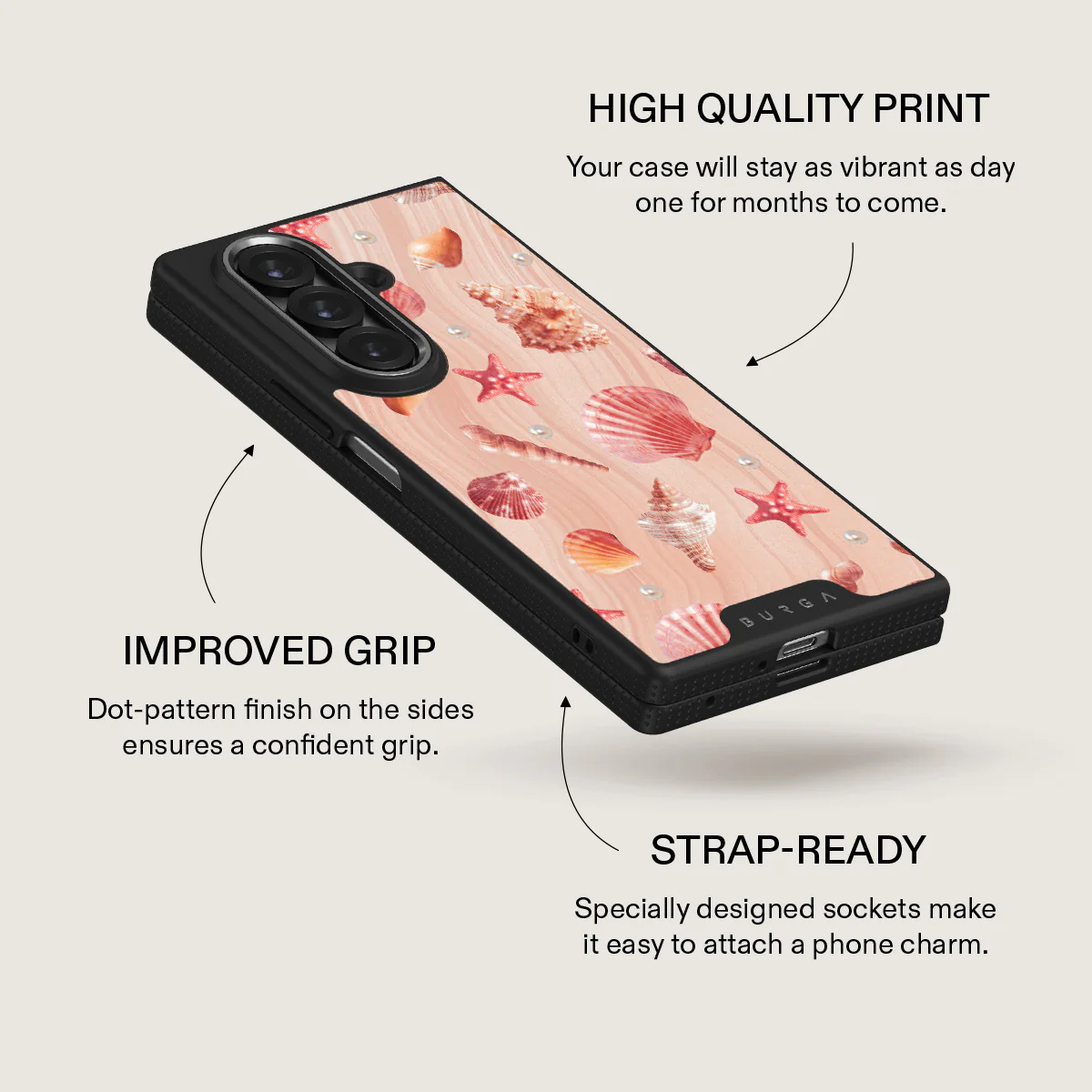 Seashells - Samsung Galaxy Z Fold 7 Case - Image 12