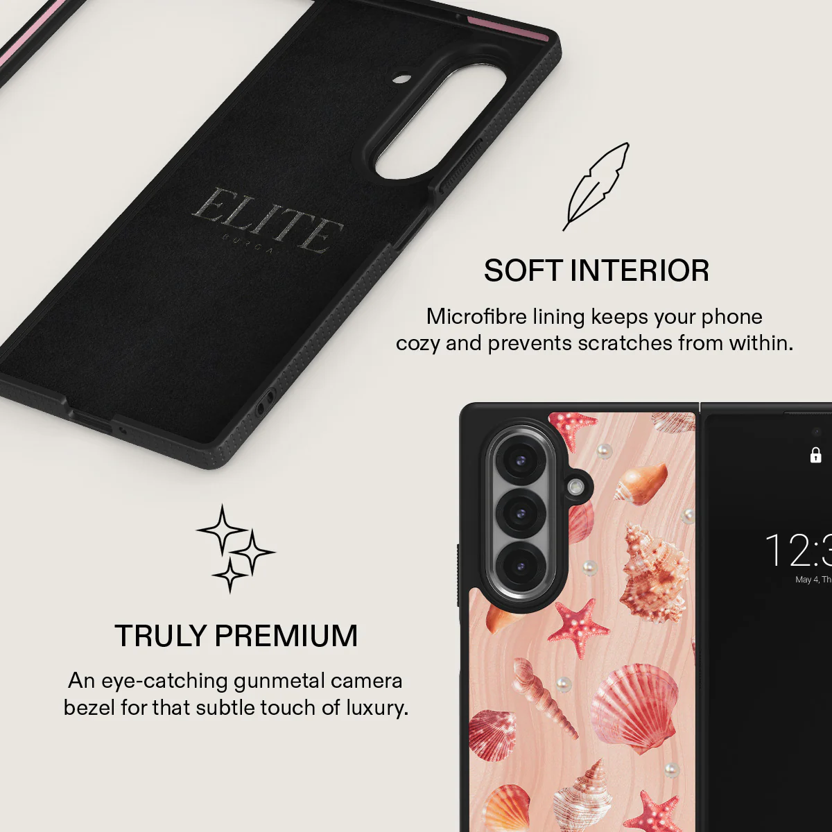 Seashells - Samsung Galaxy Z Fold 7 Case - Image 13