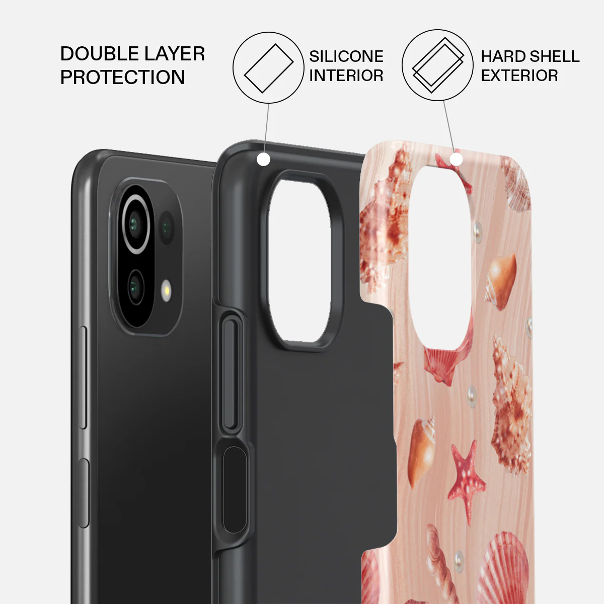 Seashells - Xiaomi 11 Lite 5G NE Case - Image 2
