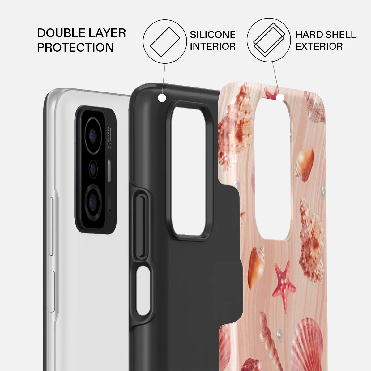 Seashells - Xiaomi 11T / 11T Pro Case - Image 2