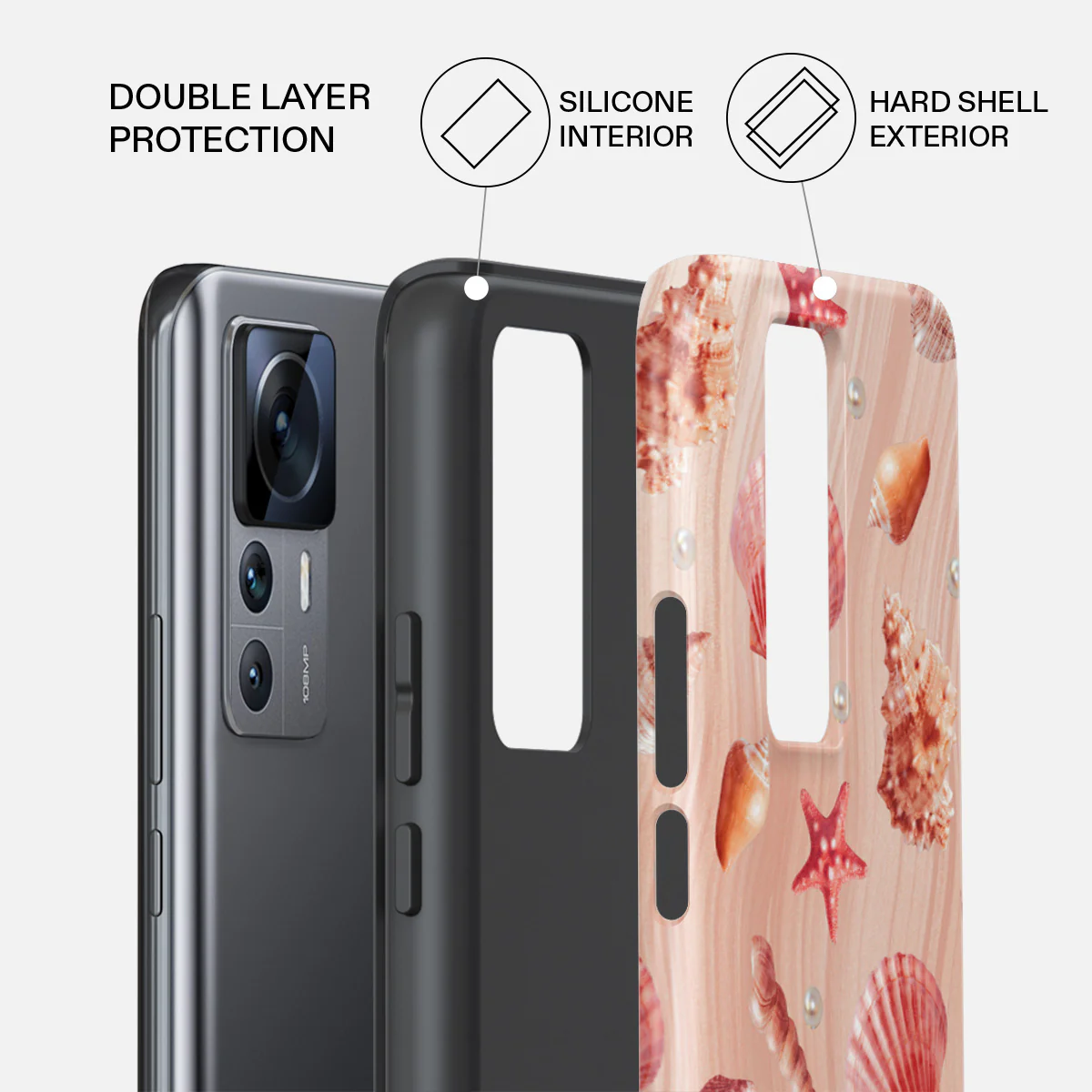 Seashells - Xiaomi 12T Pro Case - Image 2