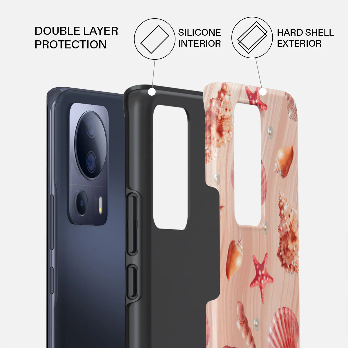 Seashells - Xiaomi 13 Lite Case - Image 2