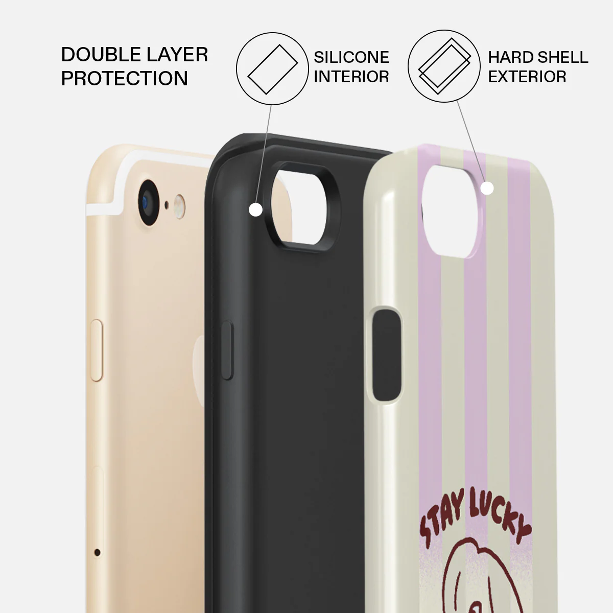 Stay Lucky - iPhone SE (2022) Case - Image 2