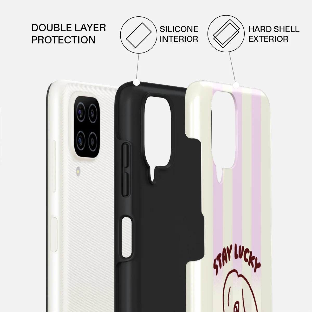 Stay Lucky - Samsung Galaxy A12 4G Case - Image 2