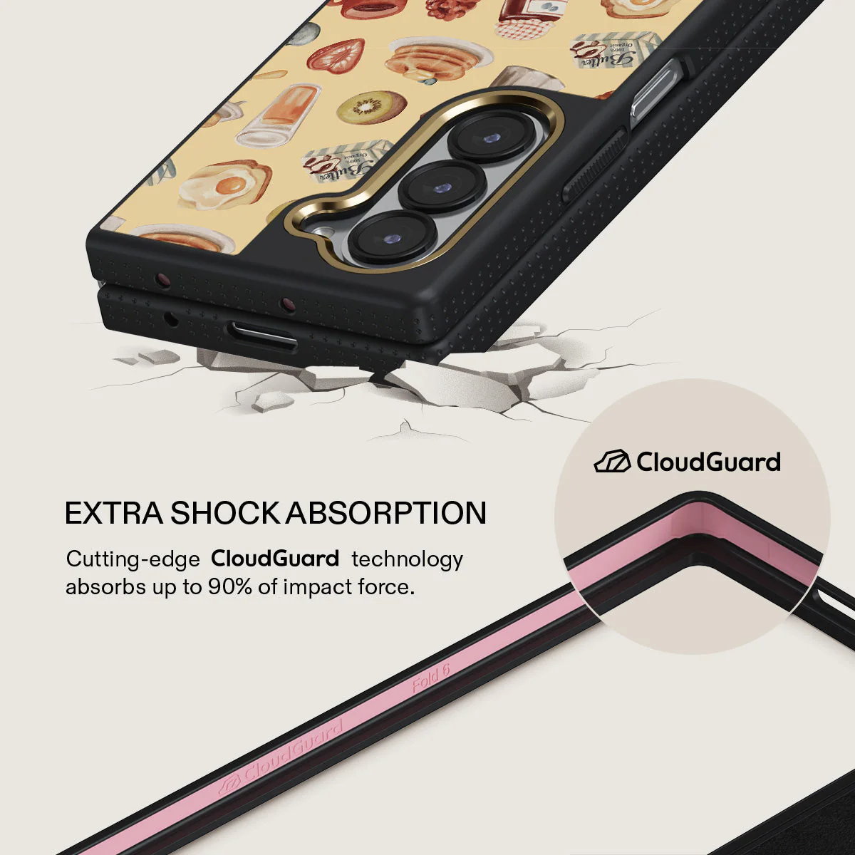 Sunny Side Up - Samsung Galaxy Z Fold 6 Case - Image 3