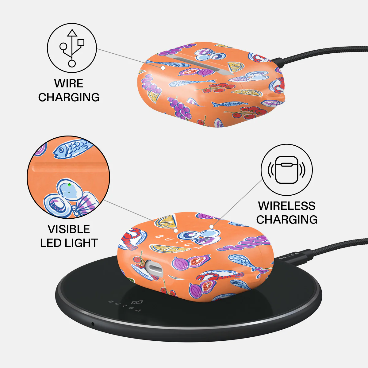 Sunset Dinner - AirPods 3 Case - Image 3