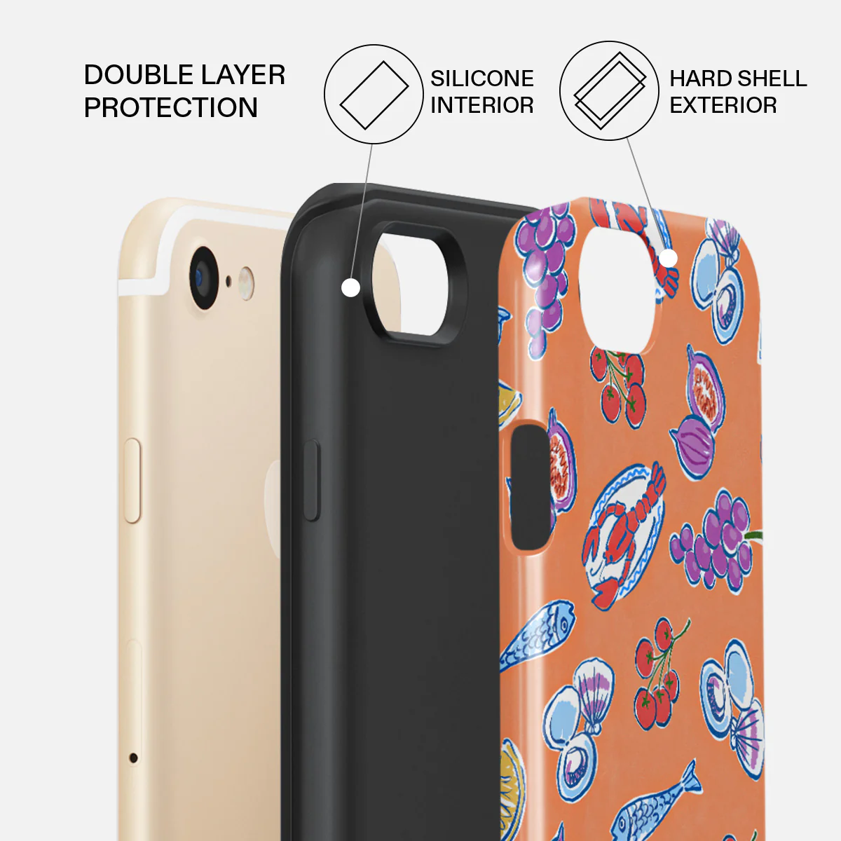 Sunset Dinner - iPhone SE (2020) Case - Image 2
