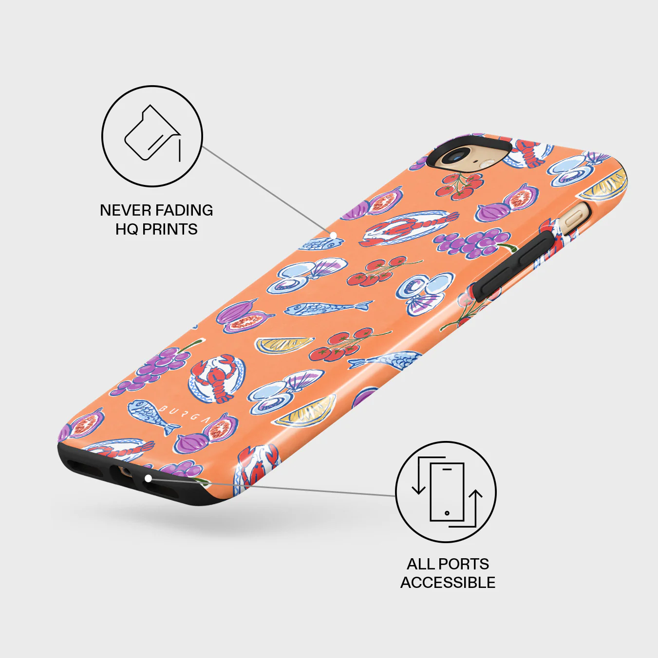 Sunset Dinner - iPhone SE (2022) Case - Image 3