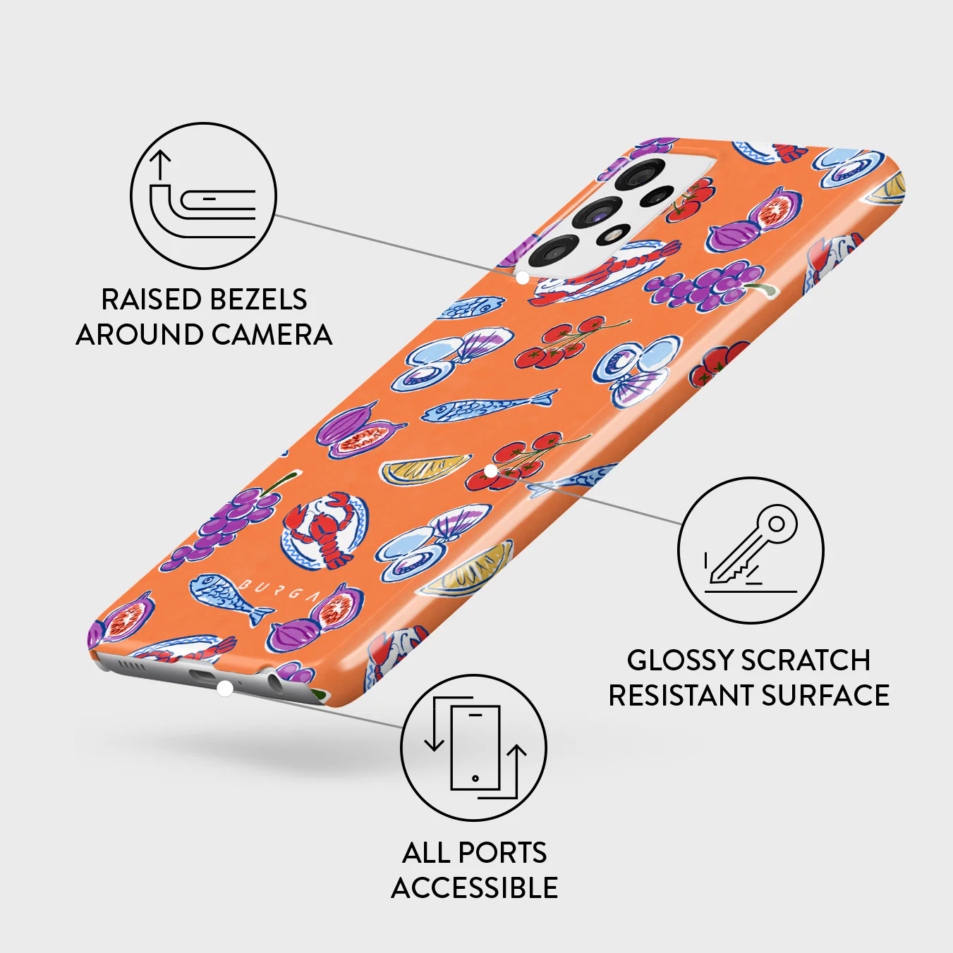 Sunset Dinner - Samsung Galaxy A72 4G / 5G Case - Image 3