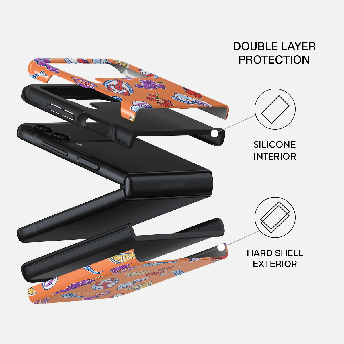 Sunset Dinner - Samsung Galaxy Z Flip 4 Case - Image 8