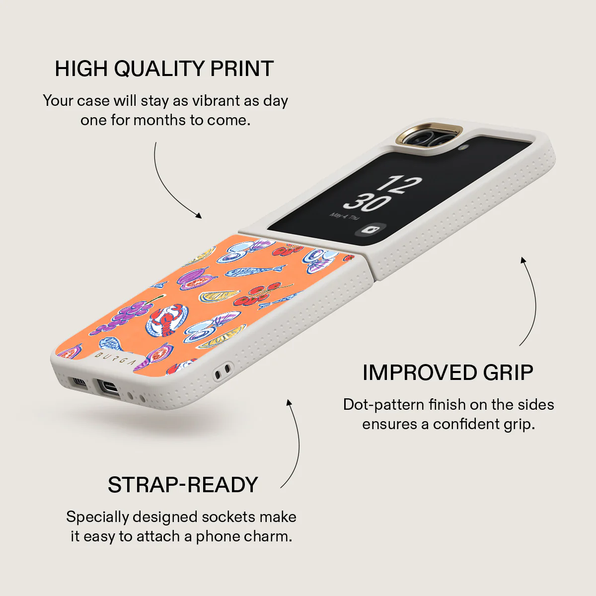 Sunset Dinner - Samsung Galaxy Z Flip 5 Case - Image 26