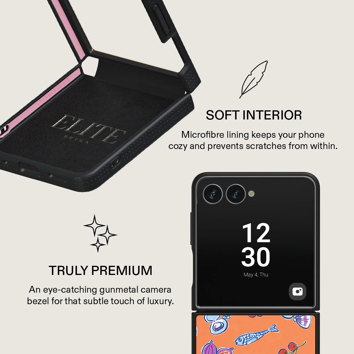 Sunset Dinner - Samsung Galaxy Z Flip 7 Case - Image 17