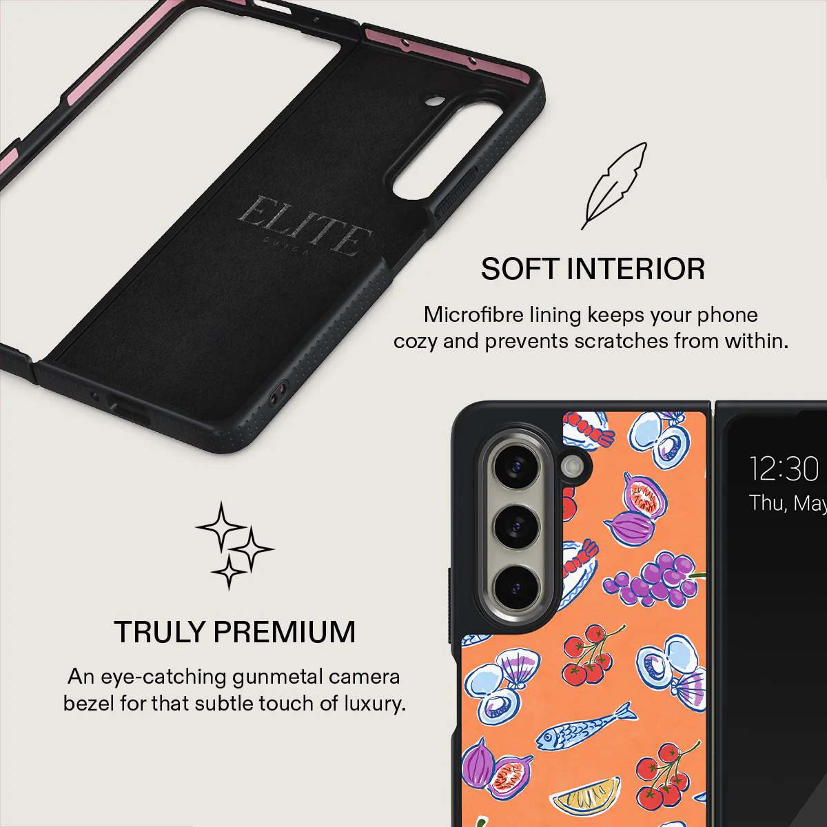 Sunset Dinner - Samsung Galaxy Z Fold 5 Case - Image 13