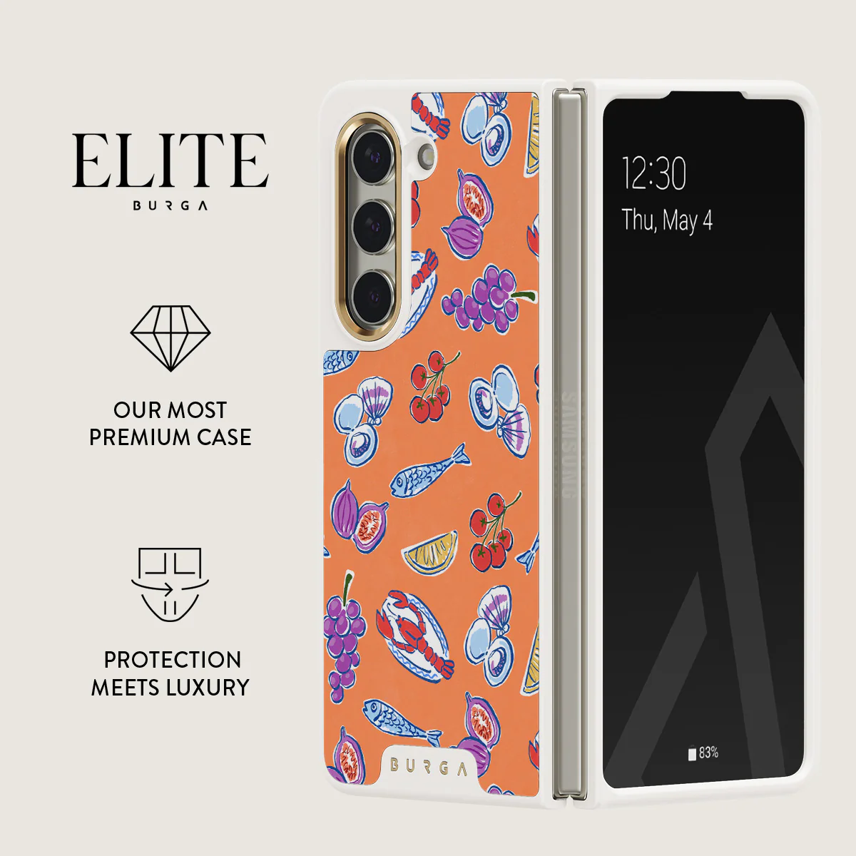 Sunset Dinner - Samsung Galaxy Z Fold 5 Case - Image 16