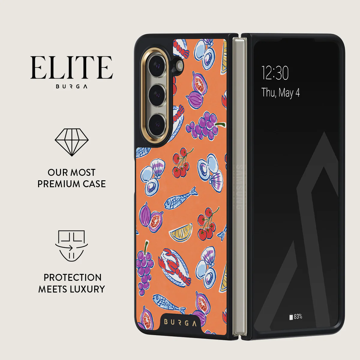 Sunset Dinner - Samsung Galaxy Z Fold 5 Case - Image 2