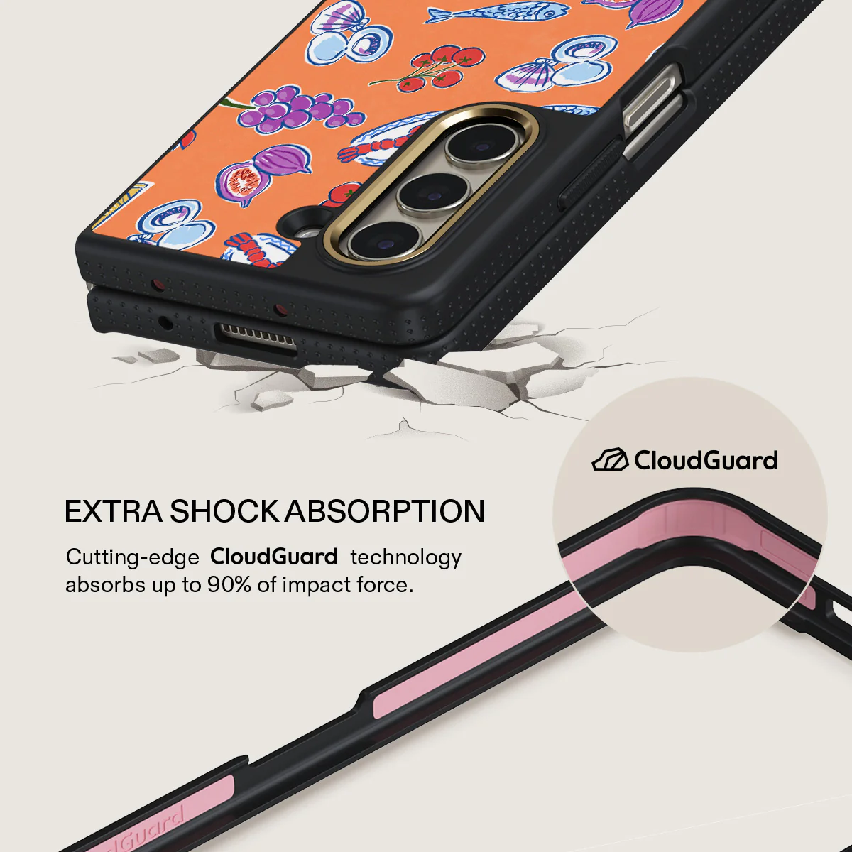 Sunset Dinner - Samsung Galaxy Z Fold 5 Case - Image 3