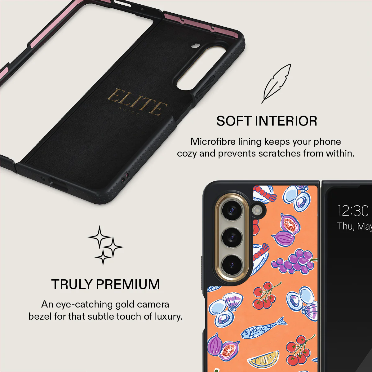 Sunset Dinner - Samsung Galaxy Z Fold 5 Case - Image 6