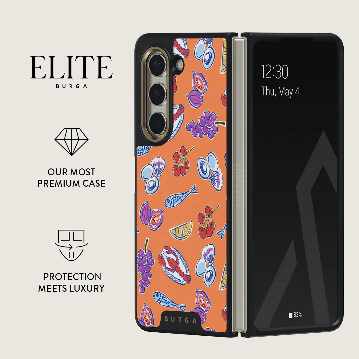 Sunset Dinner - Samsung Galaxy Z Fold 5 Case - Image 9