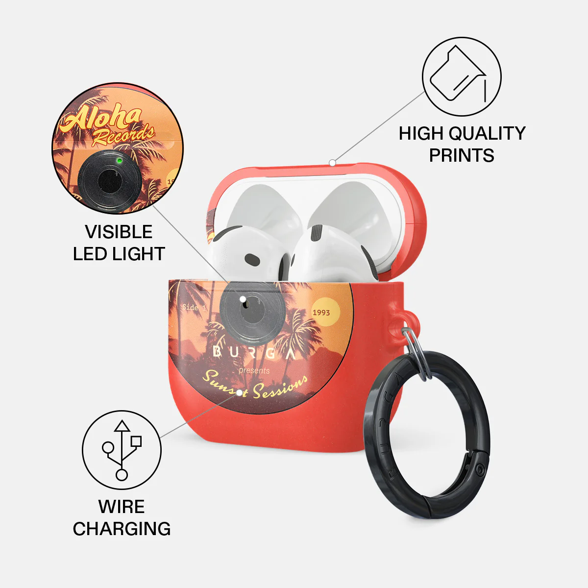 Sunset Sessions - AirPods 4 Case - Image 3