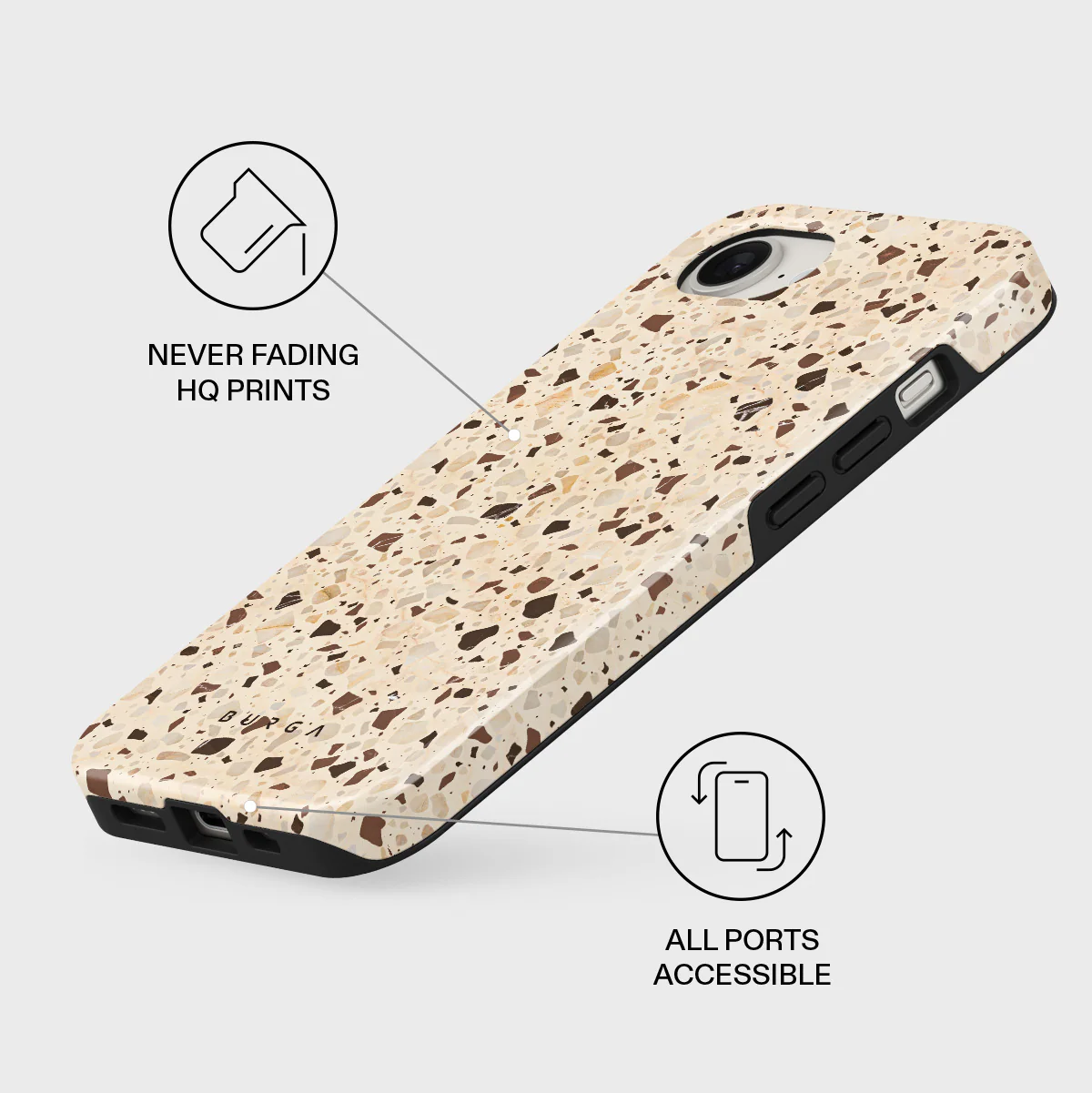 Distant Noise - Terazzo iPhone 17e Case - Image 3